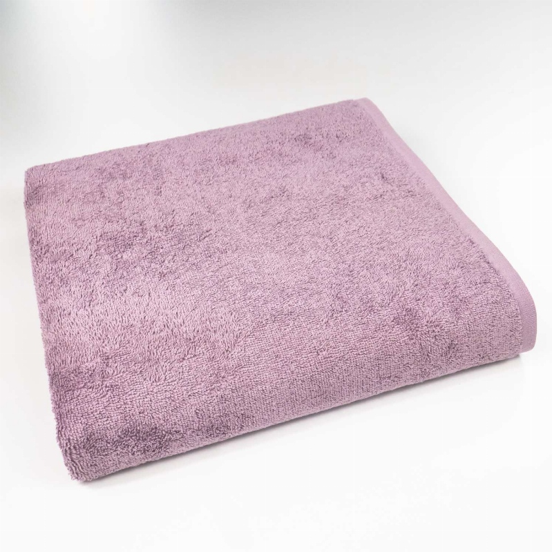 Рушник великий банний махровий GM Textile 100х150см 400г/м2 (Пудра)